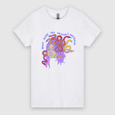 Medusa's Gaze - Front Print tee Thumbnail